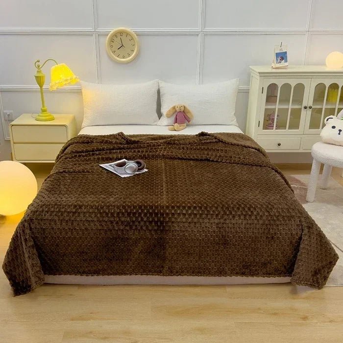 SnuggleSoft Plush Fleece Throw for Ultimate Comfort