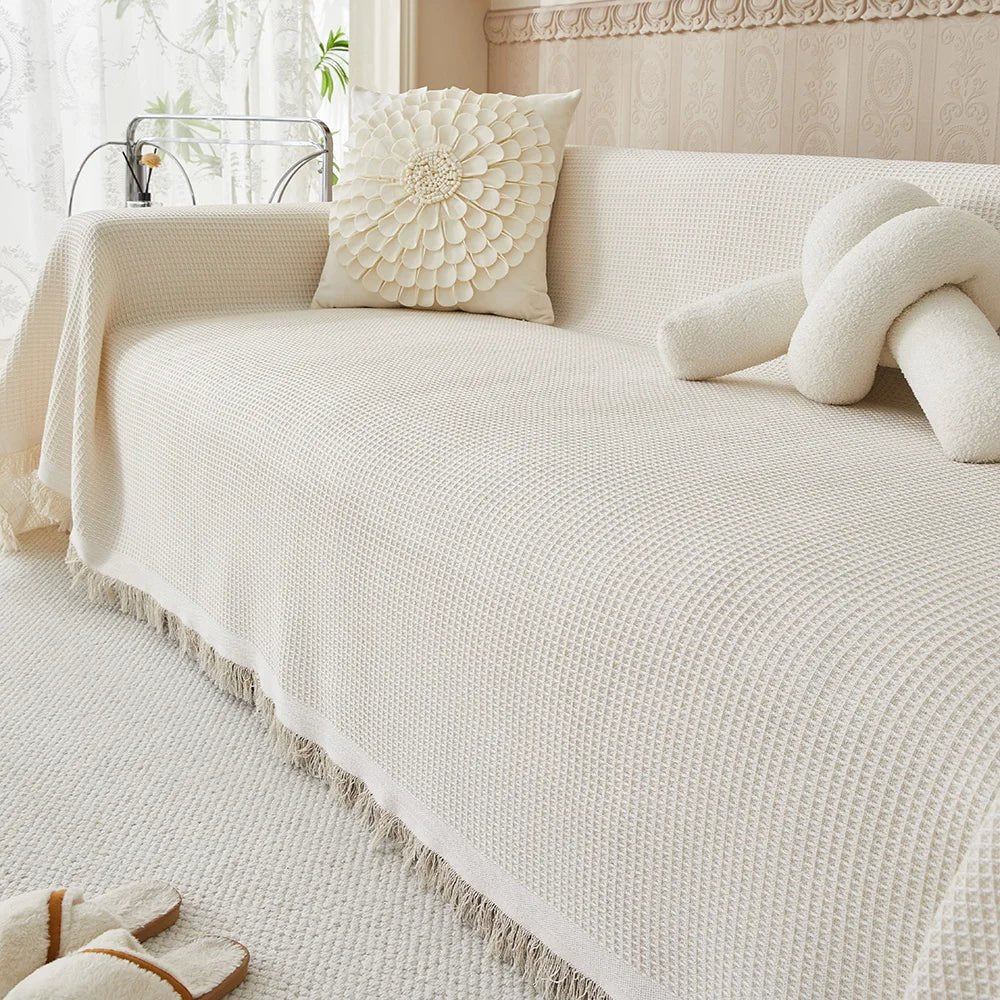 ComfortGuard Washable Cotton Sofa Protector for Everyday Use