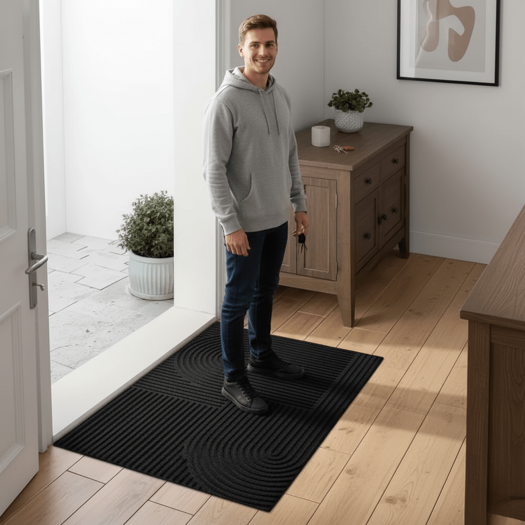 HydraGuard Washable Absorbent Mat with Elegant Design