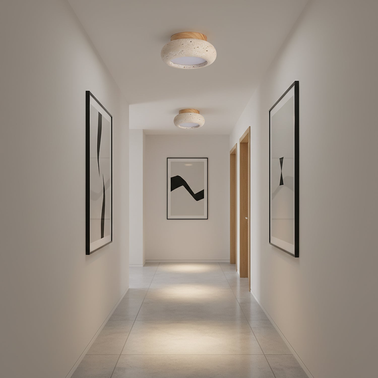 Contemporary Flush Mount Ceiling Light for Stylish Home Illumination