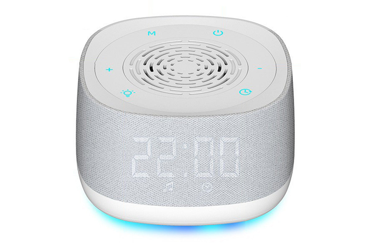 White Noise Sound Machine with Alarm and Breathing Light for Relaxation