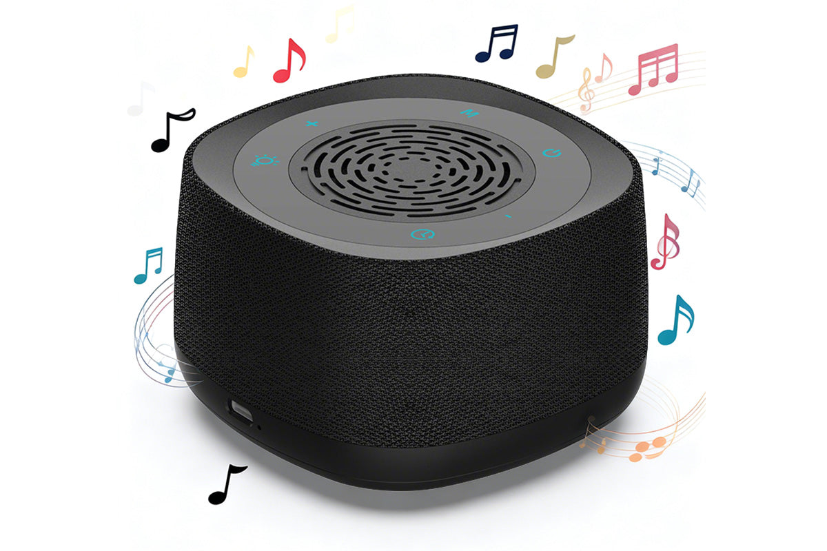 White Noise Sound Machine with Alarm and Breathing Light for Relaxation