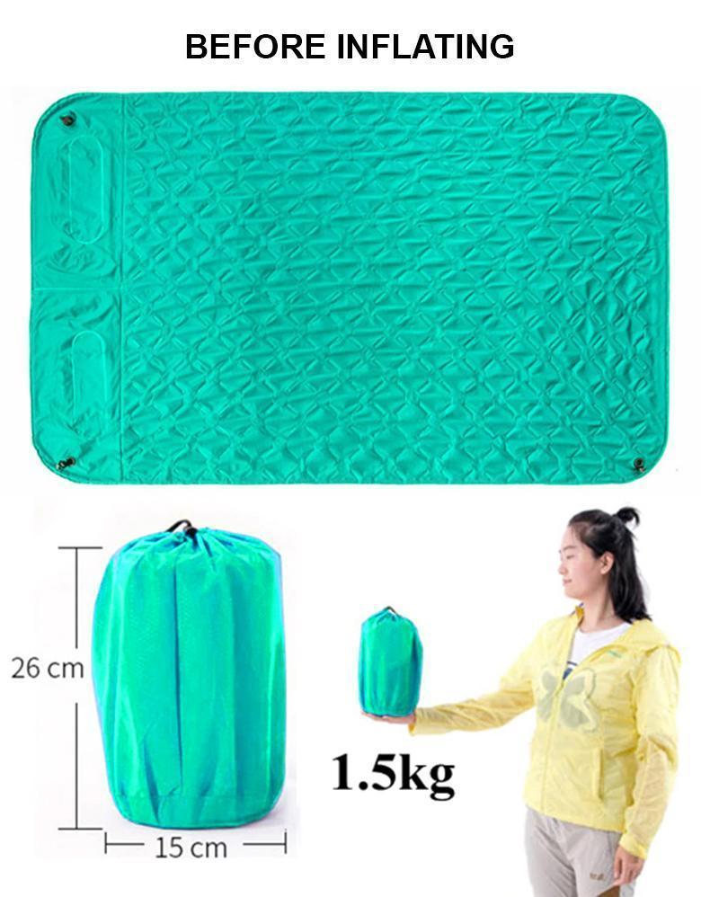 Portable Inflatable Camping Mattress – Waterproof with Simple Inflation