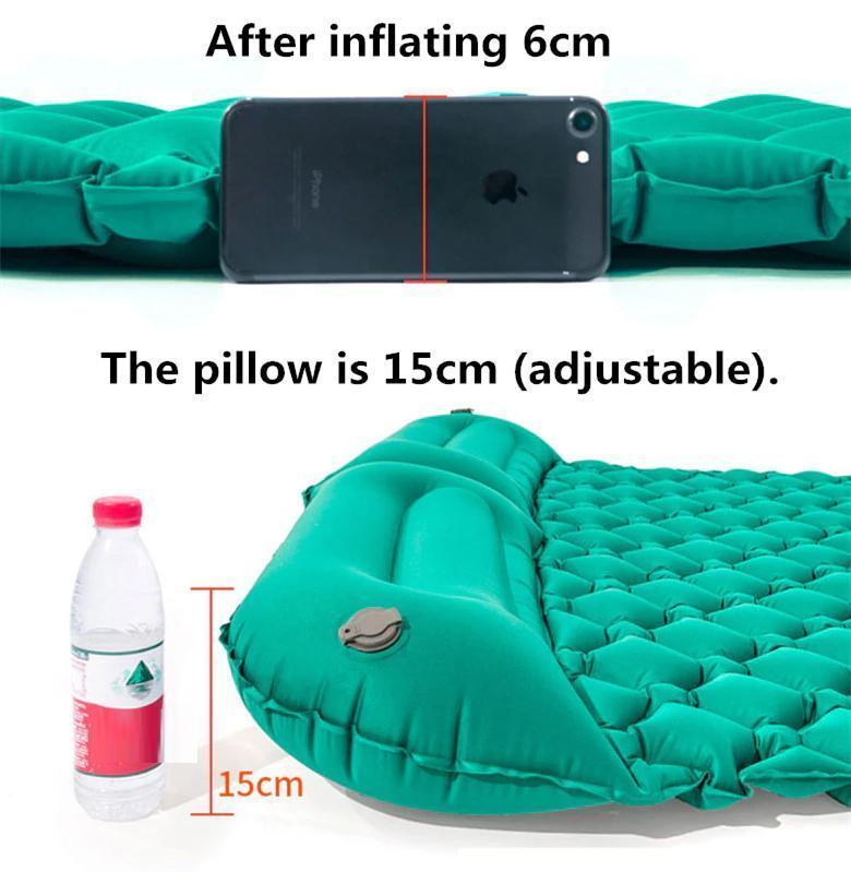Portable Inflatable Camping Mattress – Waterproof with Simple Inflation