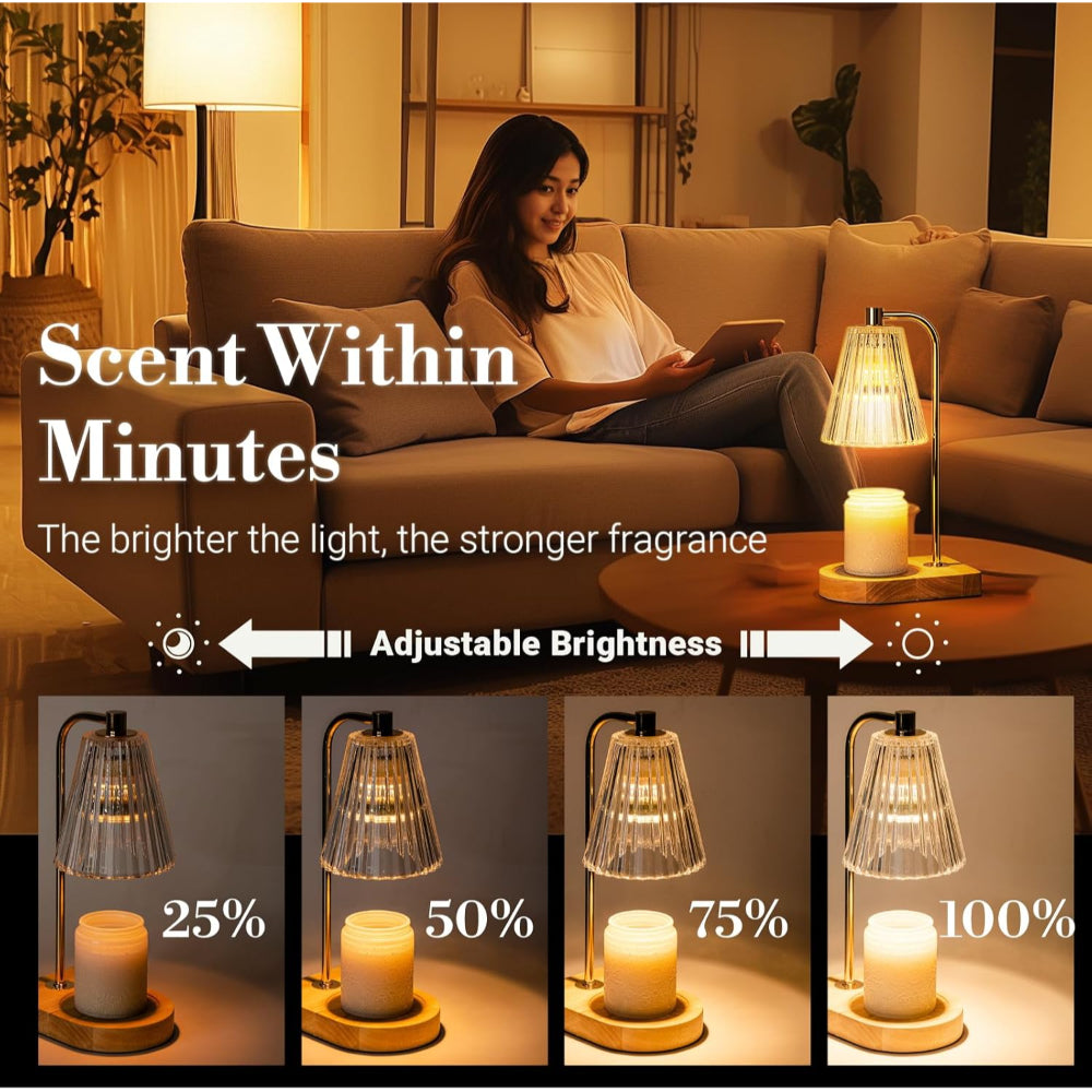 Tabletop Electric Candle Warmer with Adjustable Features