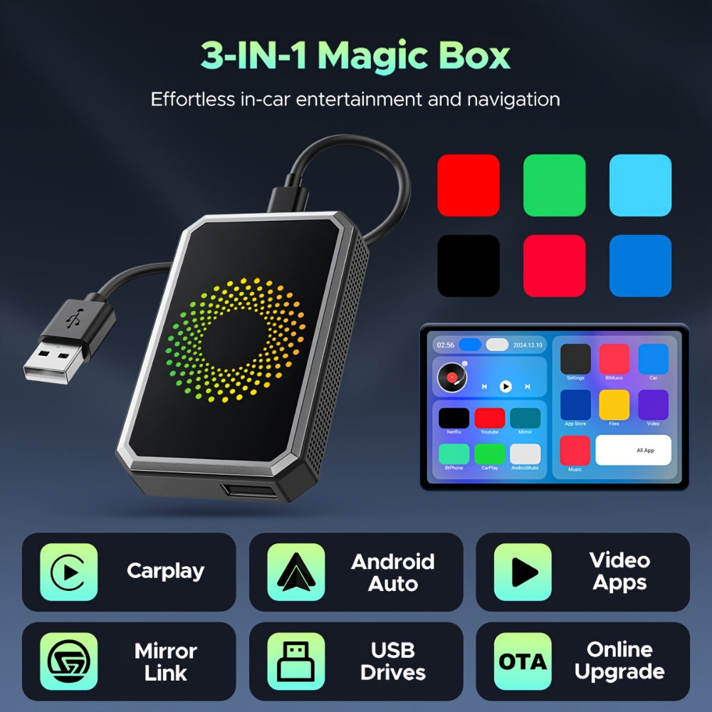 Smart Dashboard Media Streaming Adapter for Effortless Control