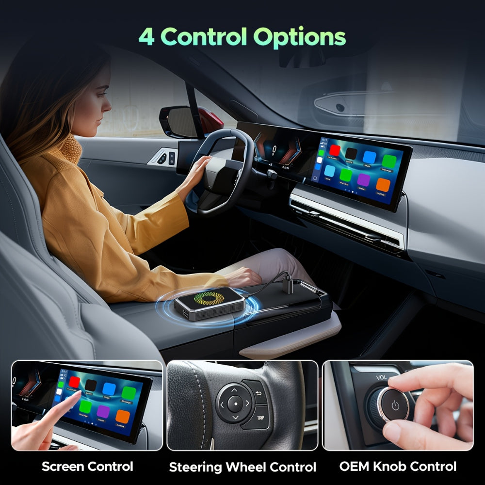 Smart Dashboard Media Streaming Adapter for Effortless Control