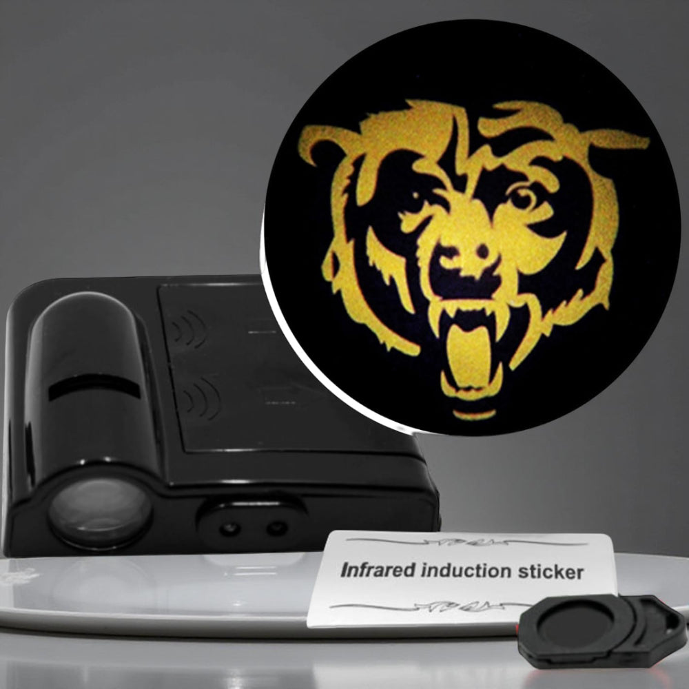 Smart Entry Light with LED Projection for Safe Access