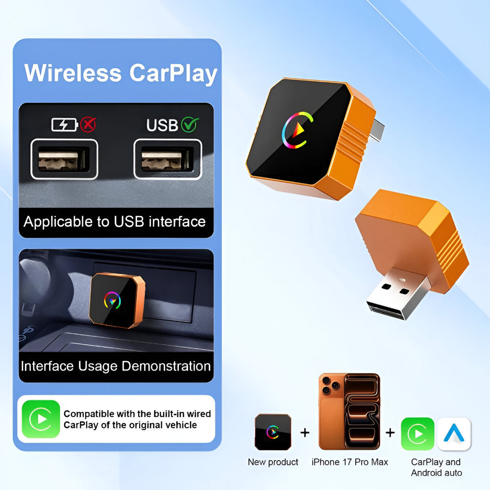 Seamless Wireless CarPlay Adapter for Effortless Connectivity