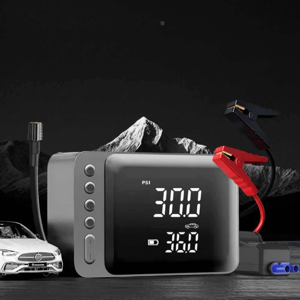 Ultimate Vehicle Power Station with Air Pump and Tire Inflator