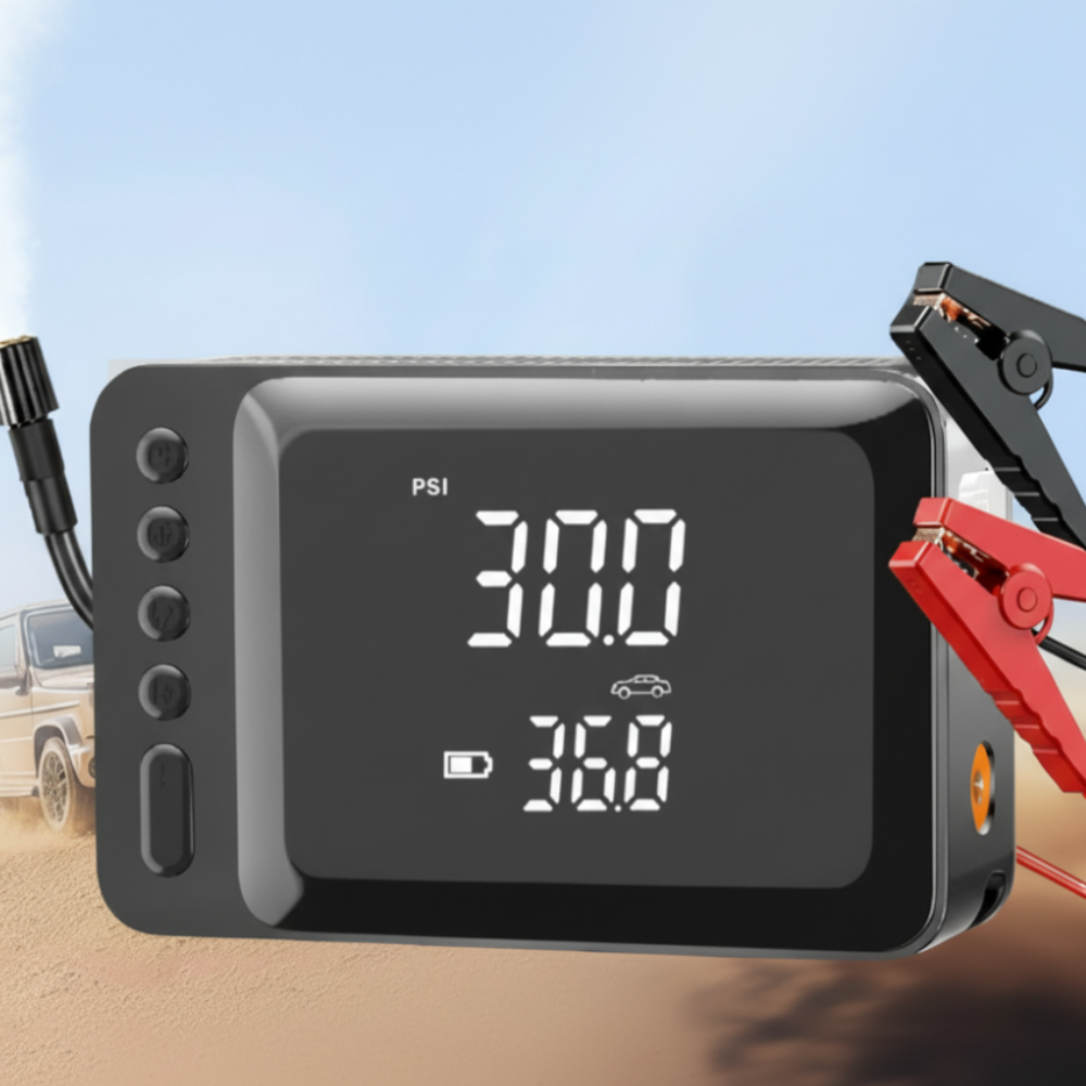 Ultimate Vehicle Power Station with Air Pump and Tire Inflator