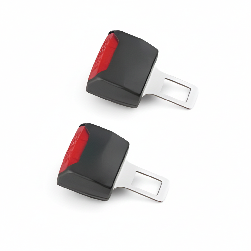 Universal Seat Belt Extension Clips for Enhanced Safety - 2 Pack