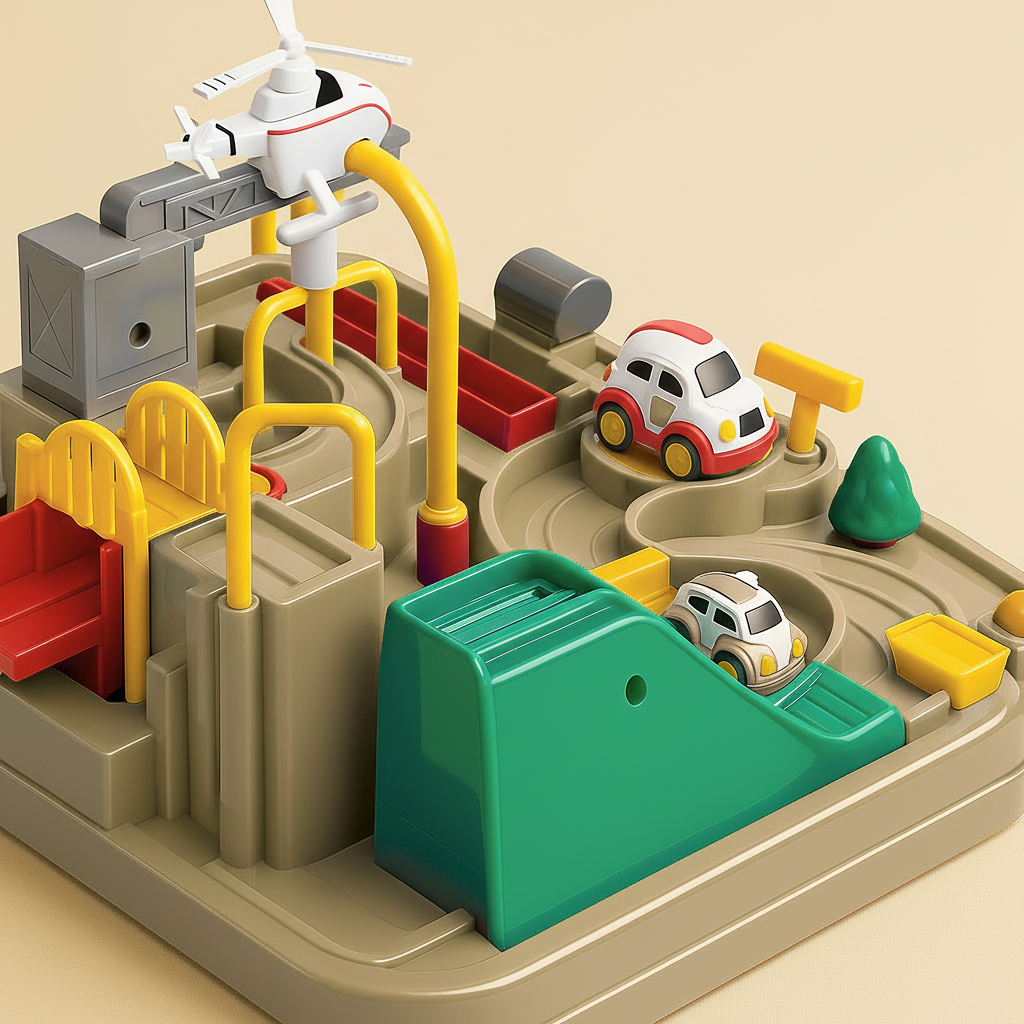 Urban Explorer Car Track Puzzle Set for Young Innovators
