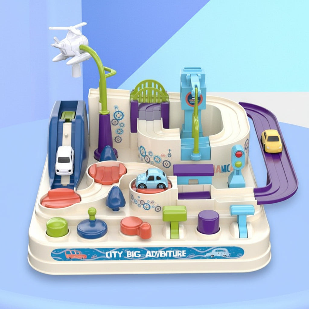 Urban Explorer Car Track Puzzle Set for Young Innovators