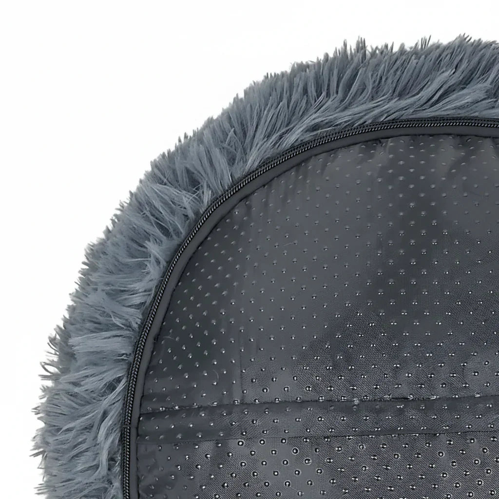 SnuggleSphere Cat Bed: Plush Round Sleeping Haven for Cats