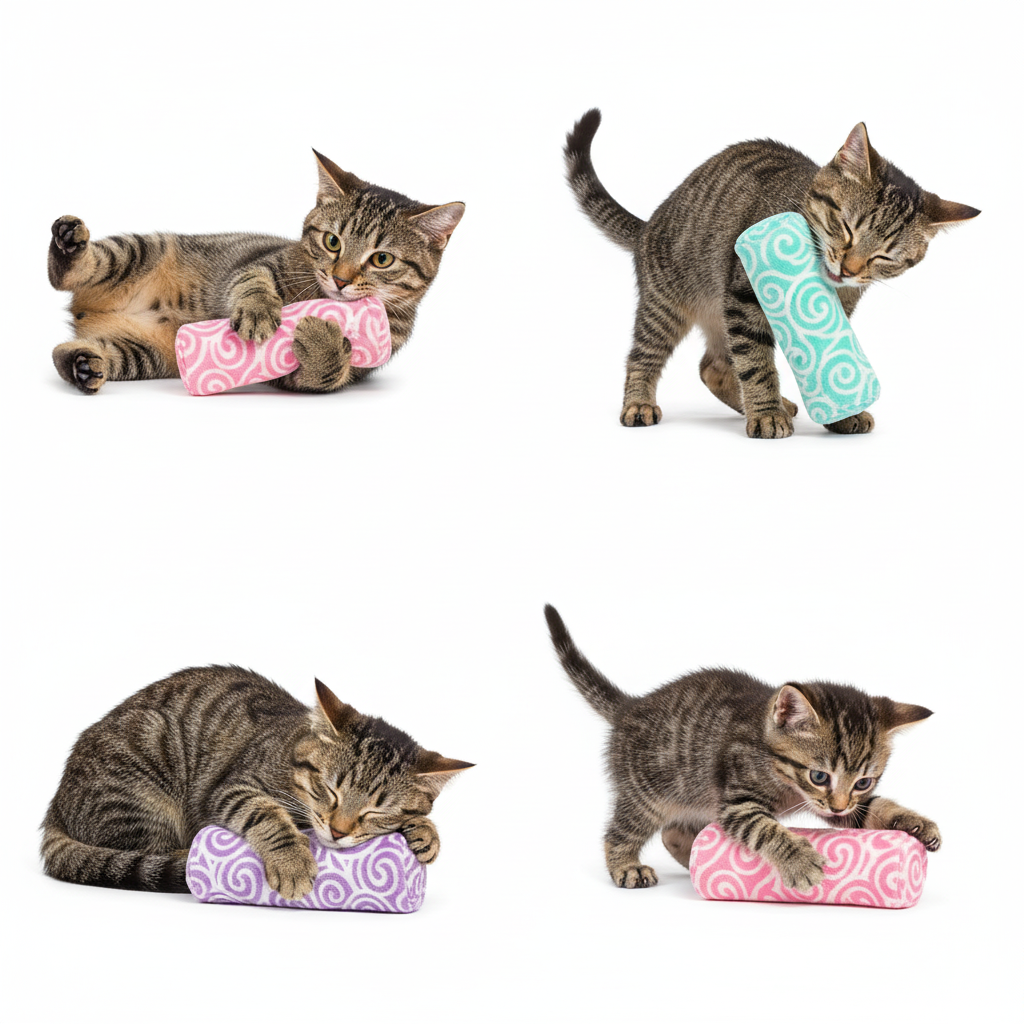 Cozy Kitty Kick Pillow – Engaging Catnip Playtime Toy