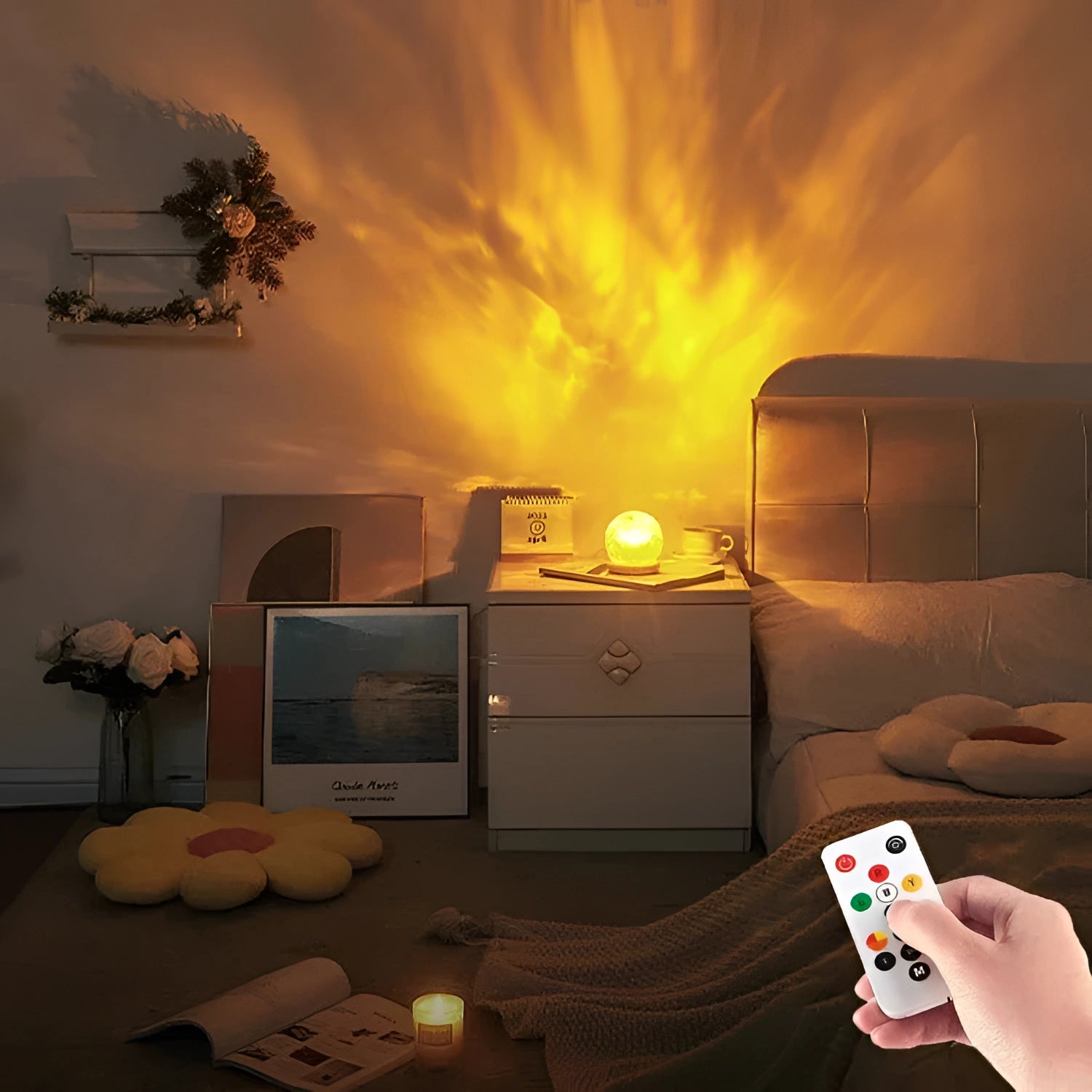 Starry Atmosphere Projector Lamp | Soothing Light Displays for Tranquility