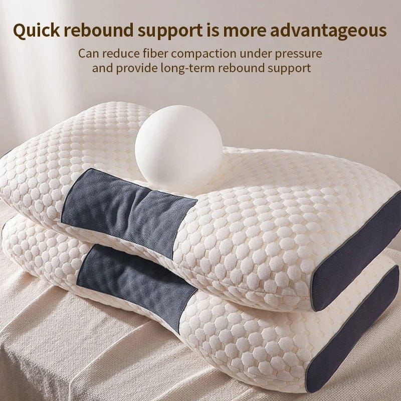 Memory Foam Neck Pillow for Cervical Support – Medium & Large Sizes, Washable Cover