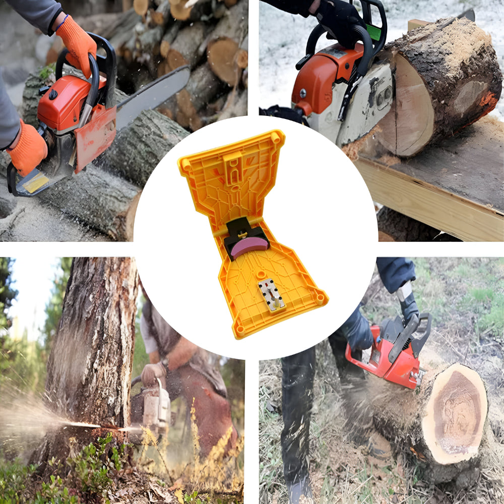 Effortless Chainsaw Sharpener for Quick Blade Refresh