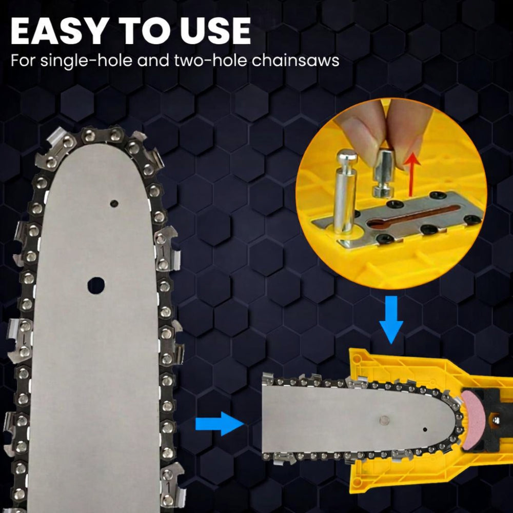 Effortless Chainsaw Sharpener for Quick Blade Refresh