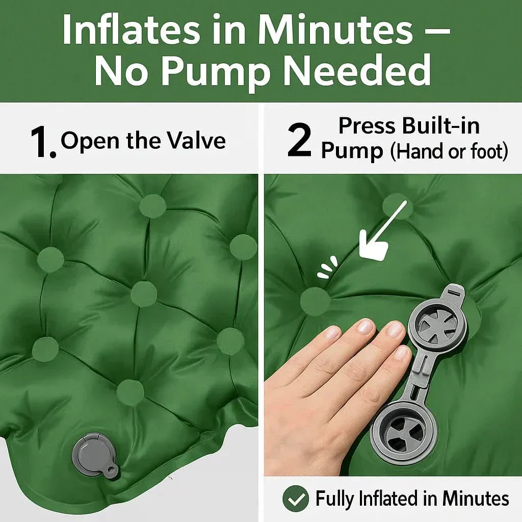 UltraComfort Self-Inflating Double Outdoor Sleeping Mat
