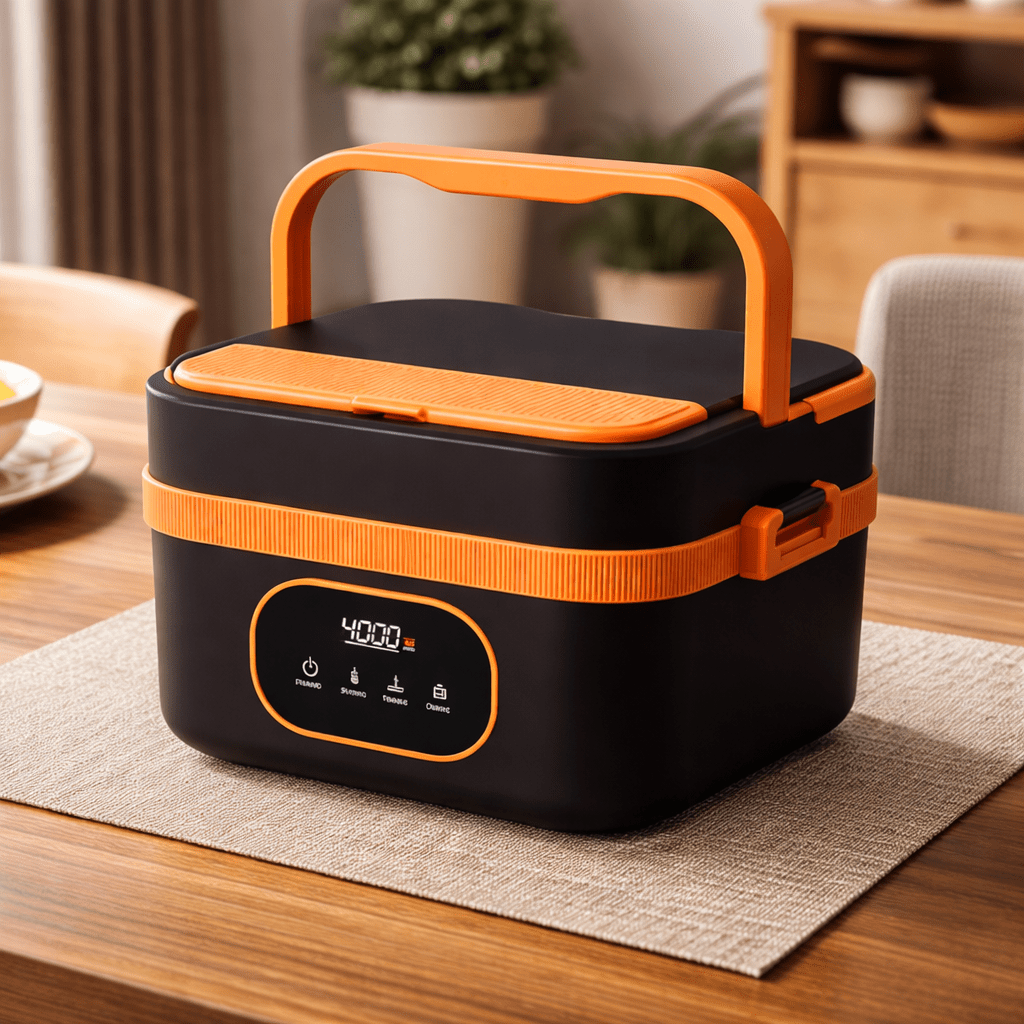 SmartHeat Portable Self-Warming Lunch Container for On-the-Go Meals