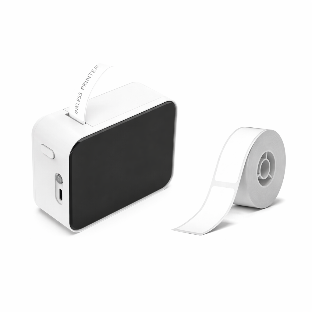 Compact Bluetooth Thermal Label Maker - Your On-the-Go Organizer