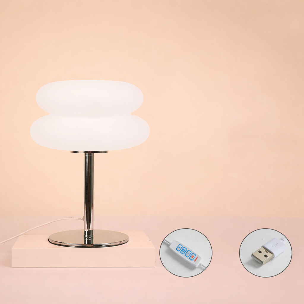 Versatile USB-Powered Dimmable Table Lamp with 3 Color Settings