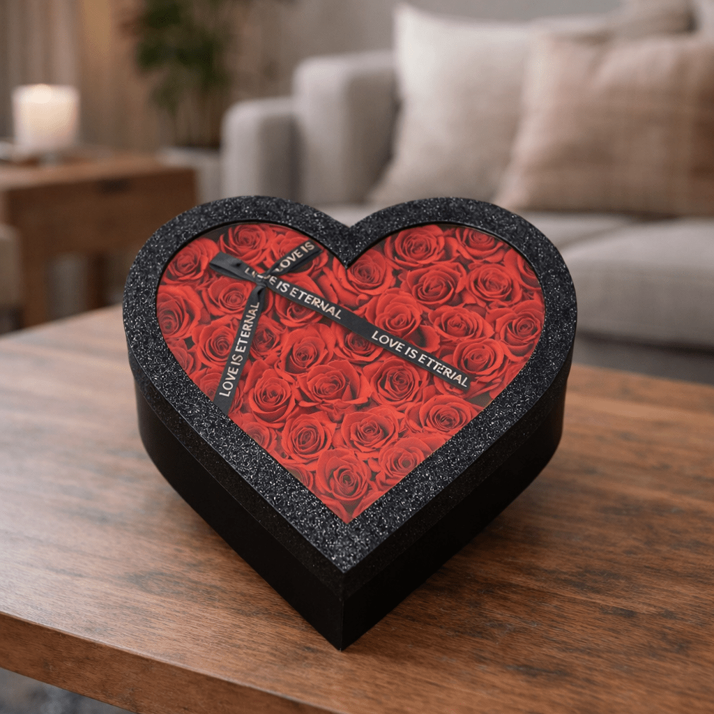 CherishBox Heart Shaped Gift Container for Romantic Gifts