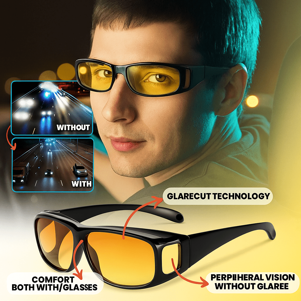SafeSight Night Vision Glasses with Enhanced Clarity