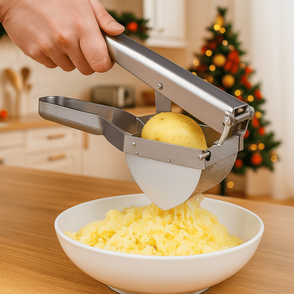 PureePro Stainless Steel Potato Press for Smooth Baby Food