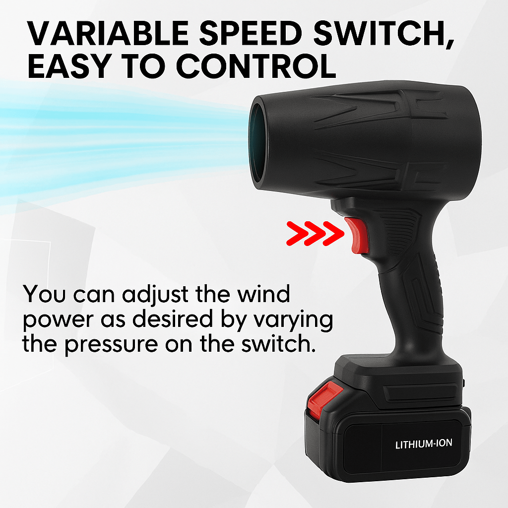EcoBreeze Handheld Blower with Adjustable Airflow System
