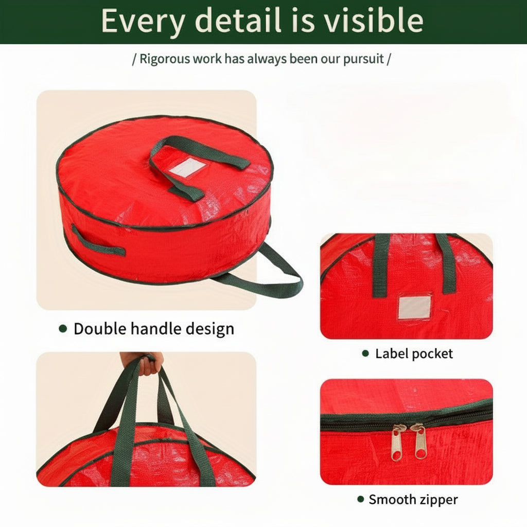 Durable Holiday Ornament Storage Bag for Easy Organization