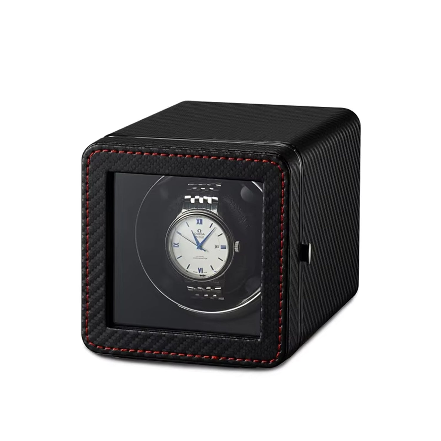 Watch Winder with 5 Rotation Settings – USB Type-C, Silent Motor, PU Leather