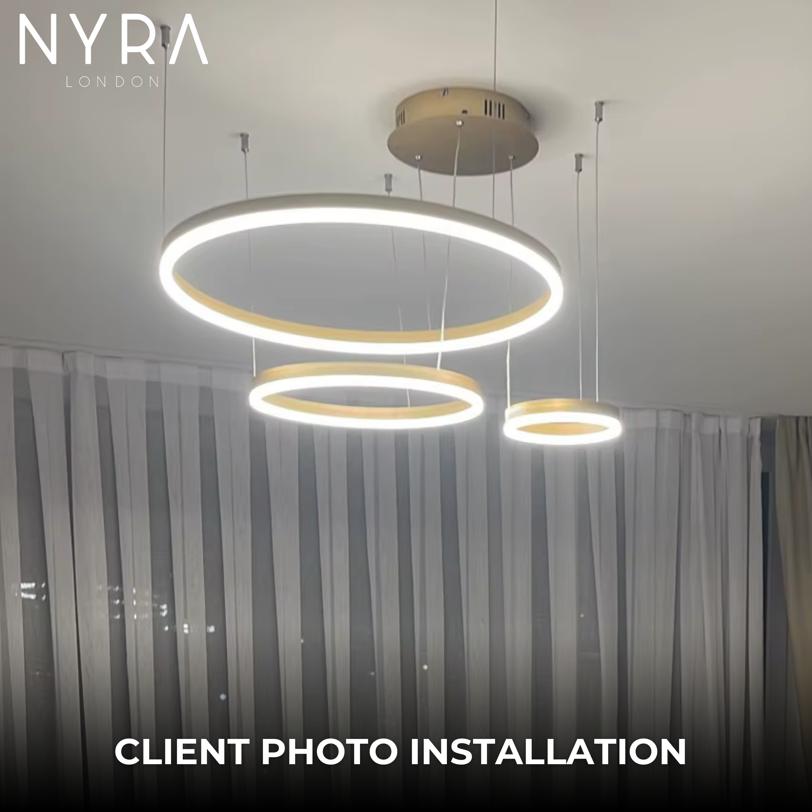 LunaSphere LED Ring Light with Customizable Brightness