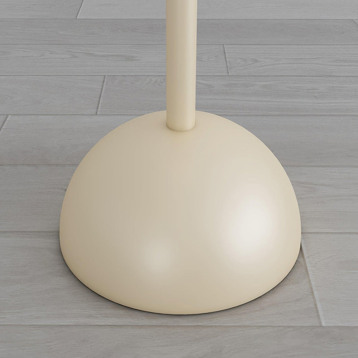 Sophisticated Stand Lamp – Sleek Metal & Glass Design