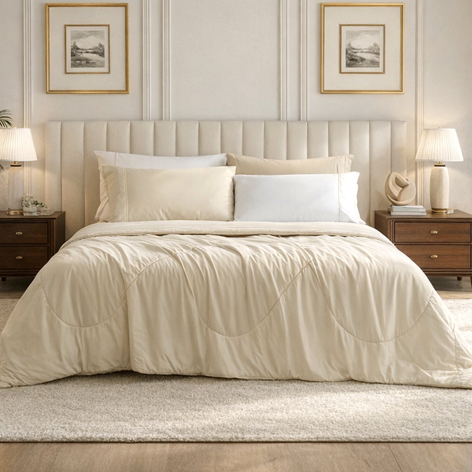 Cooling Comforter with Japanese Fabric for Instant Softness