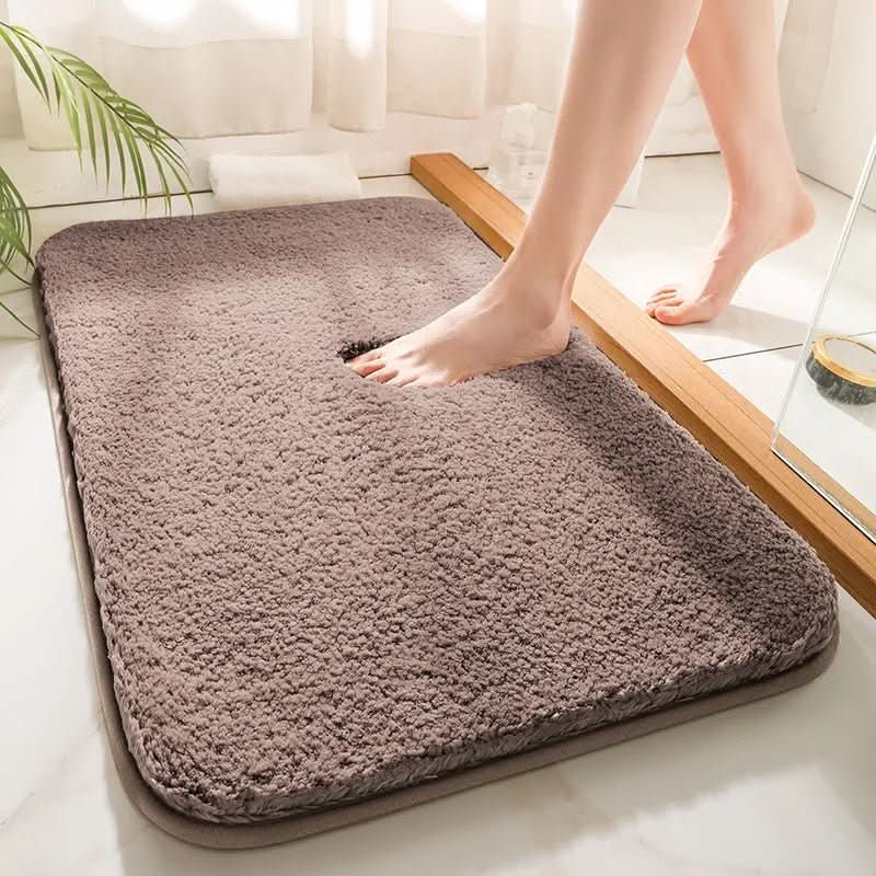 Cloud Comfort Ultra Plush Bath Mat with Safety Grip Backing