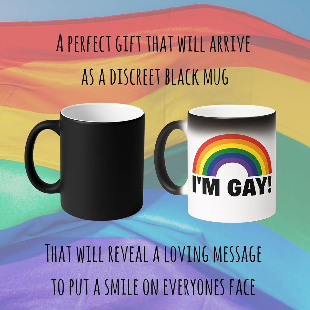 Surprise Reveal Heat-Sensitive Coffee Mug