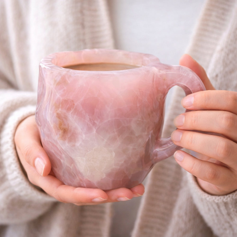 Artisan Stone Finish Coffee Cup for Everyday Use