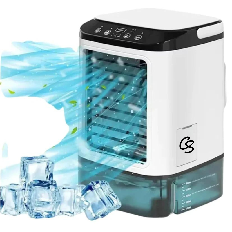 Mini Portable Air Cooler with Ice Tray – Effective Cooling for Home & Travel