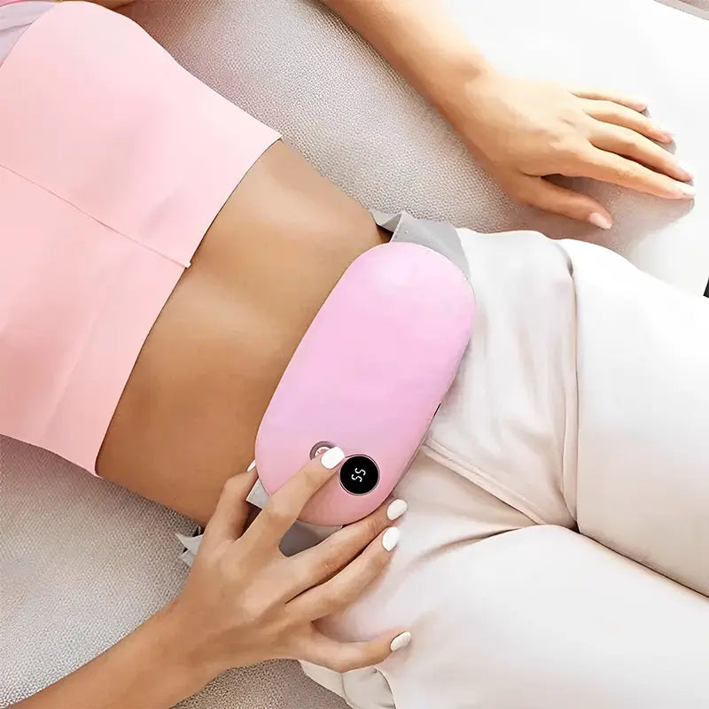 Cordless Electric Heating Pad for Cramps – Dual Therapy Relief