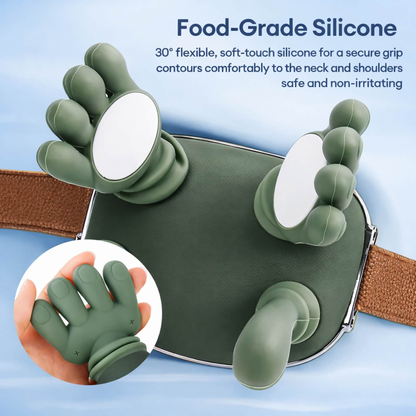 Cordless Neck and Shoulder Massager with 4D Kneading and Heat Settings