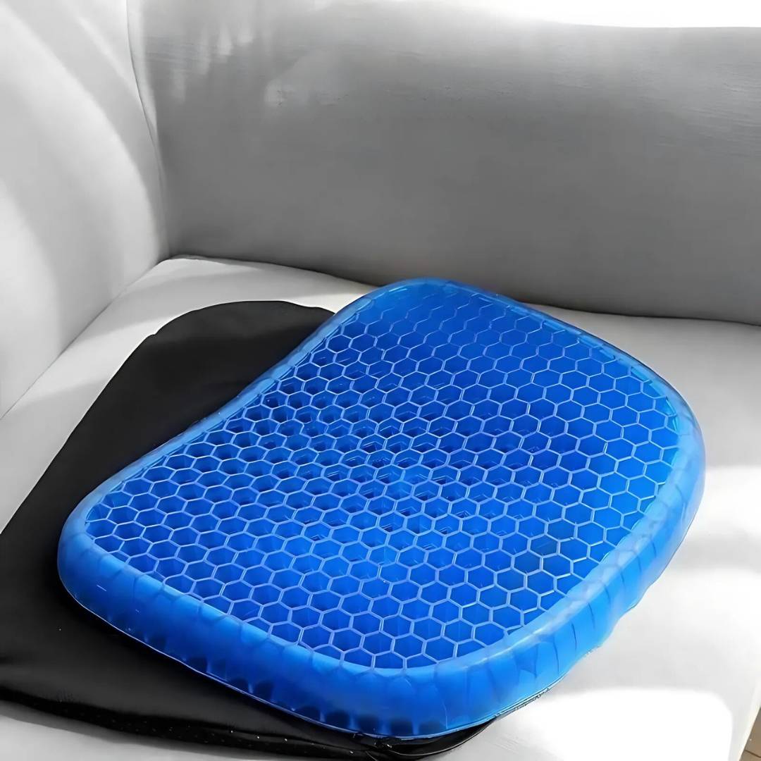 Orthopedic Gel Cushion for Seat with Pressure Relief and Tailbone Support