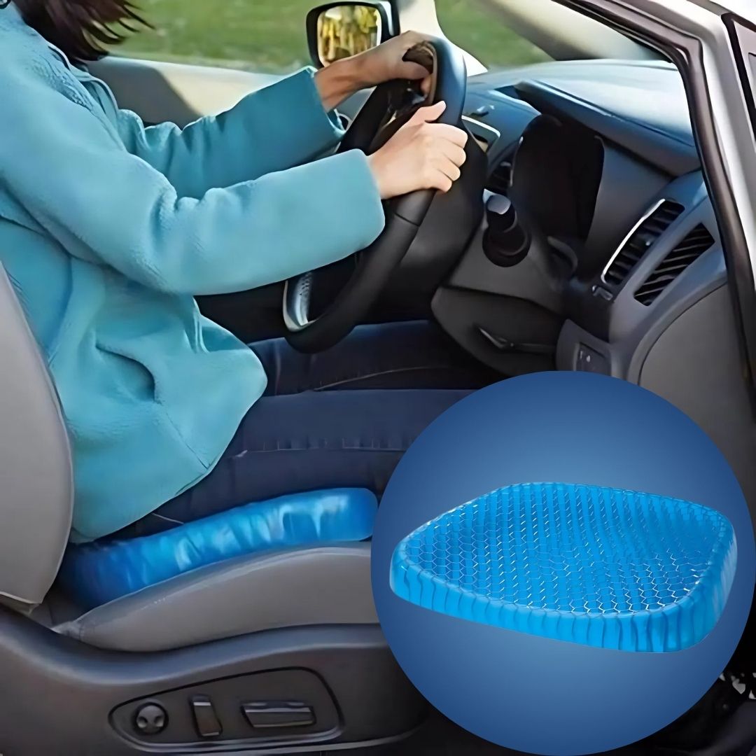 Orthopedic Gel Cushion for Seat with Pressure Relief and Tailbone Support