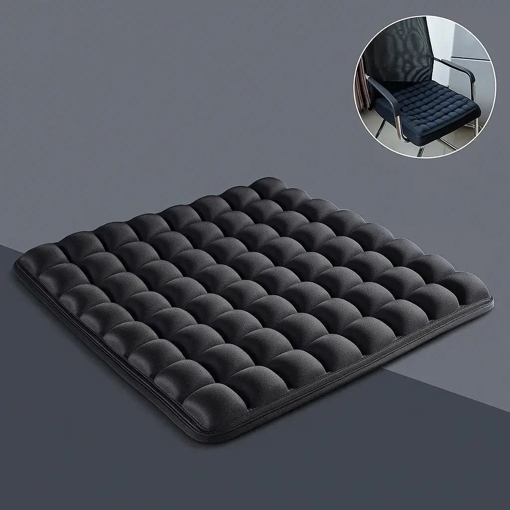 Air Seat Cushion with 64 Chambers for Pressure Relief – Portable Comfort