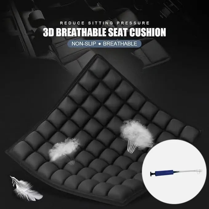 Air Seat Cushion with 64 Chambers for Pressure Relief – Portable Comfort