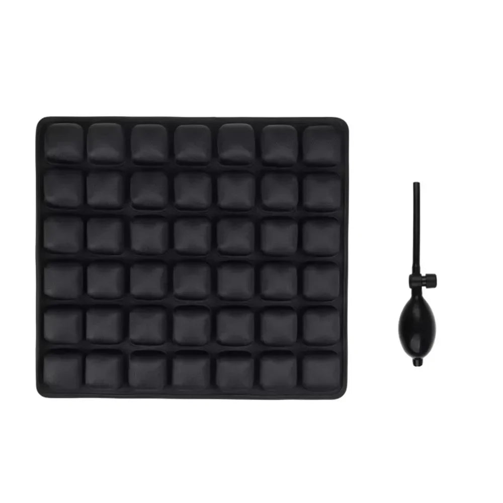 Inflatable Seat Cushion with Adjustable Firmness for Comfortable Sitting