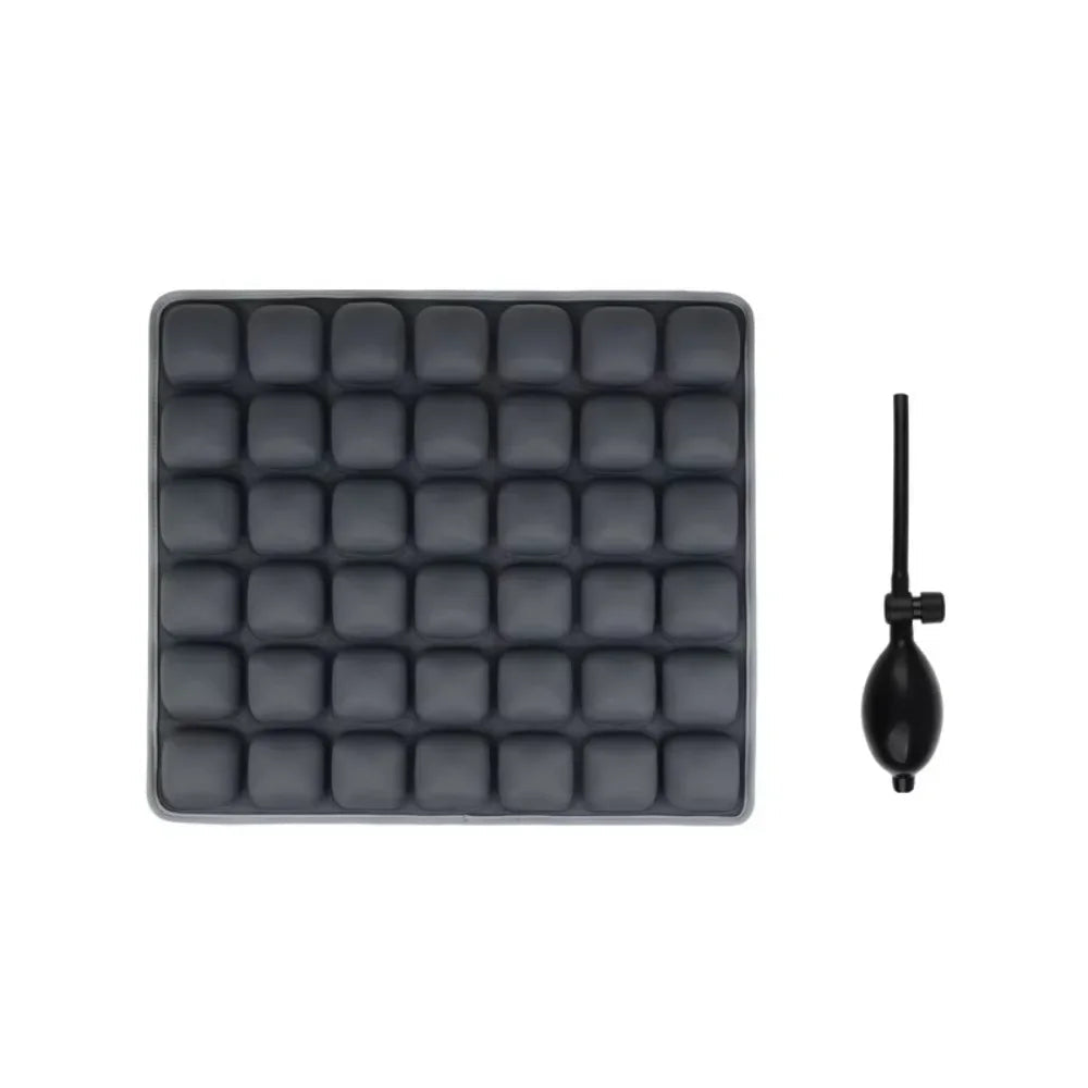 Inflatable Seat Cushion with Adjustable Firmness for Comfortable Sitting