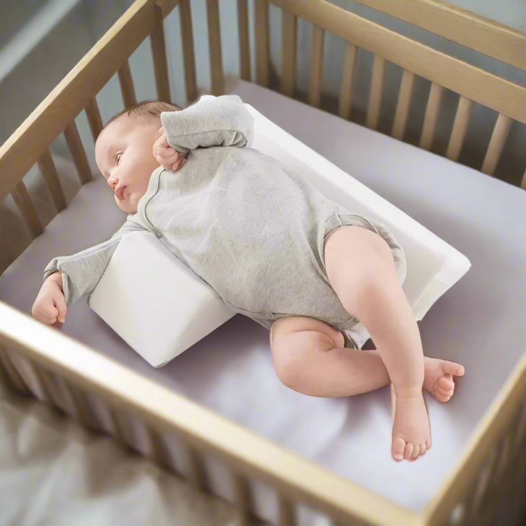 Adjustable Baby Pillow with Anti-Roll Design for Safe Side Sleeping